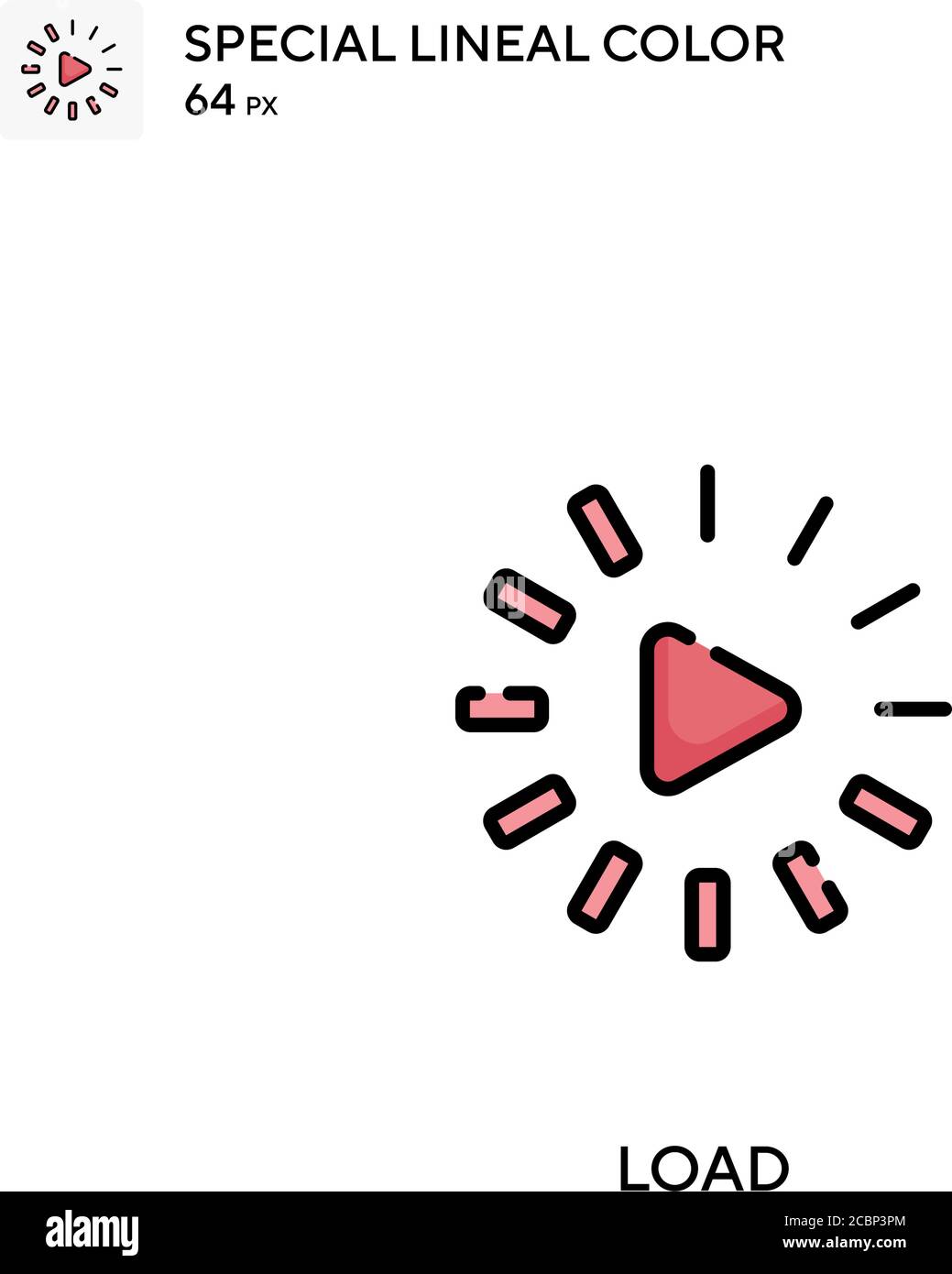 Load Special lineal color vector icon. Load icons for your business ...
