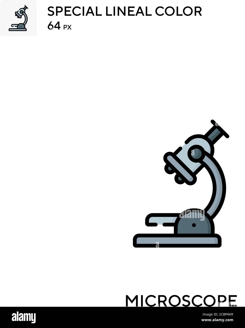 Microscope Special lineal color vector icon. Microscope icons for your ...