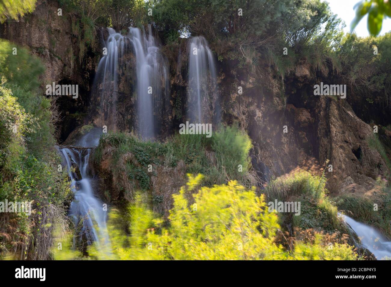 Girlevik waterfalls in Erzincan City of Eastern Turkey Stock Photo
