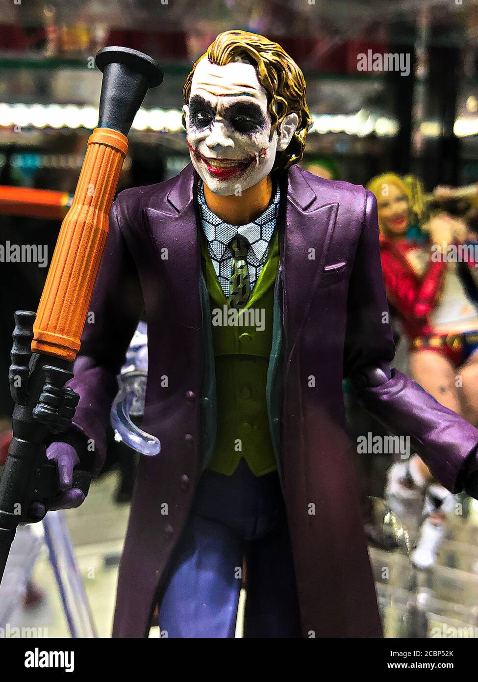 Osaka, Japan - Apr 23, 2019 : Character figure from DC comics BATMAN The Dark  Knight Joker figure out of toys  figure 15cm size model Stock  Photo - Alamy