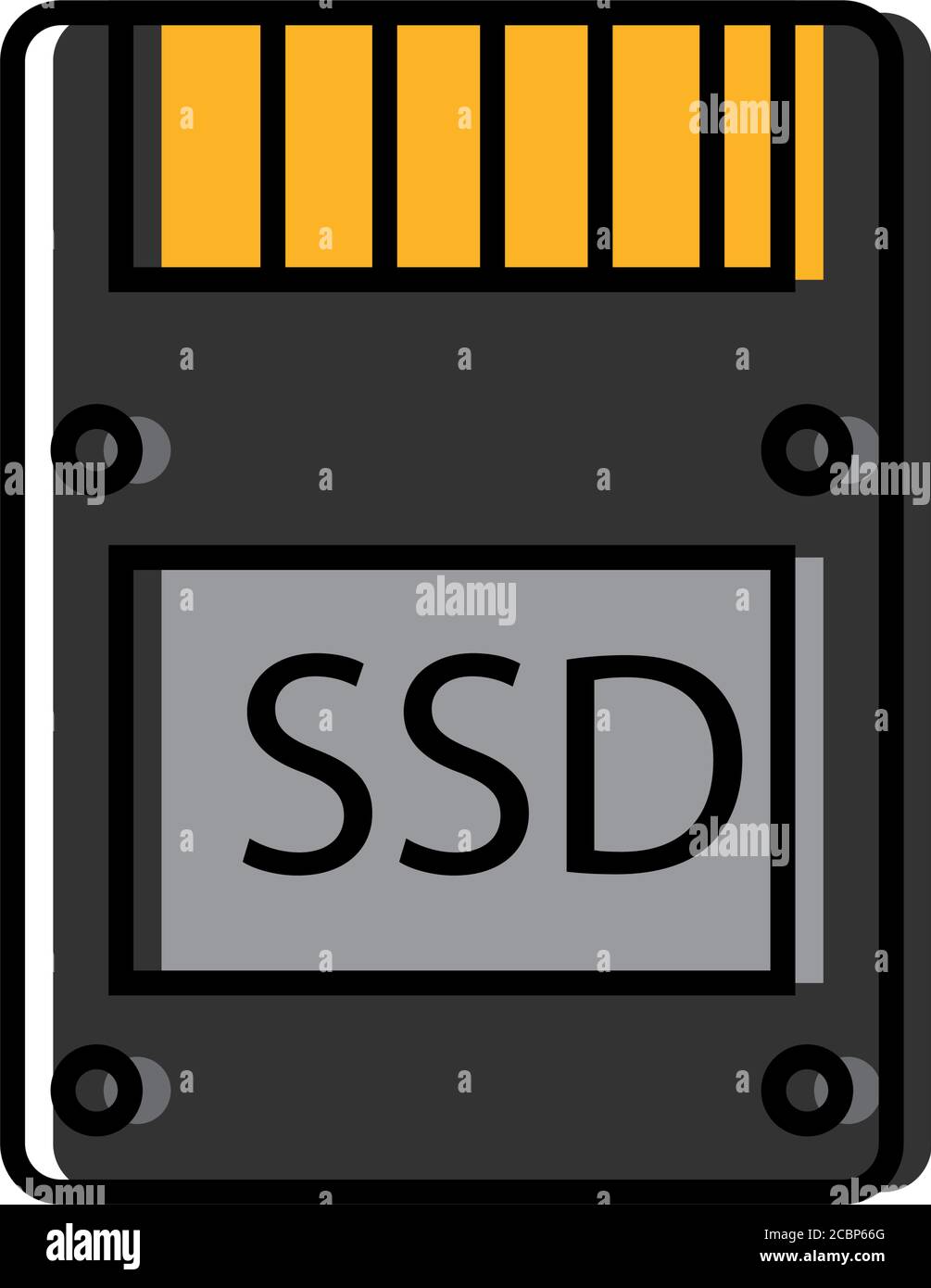 Isolated memory stick icon Stock Vector