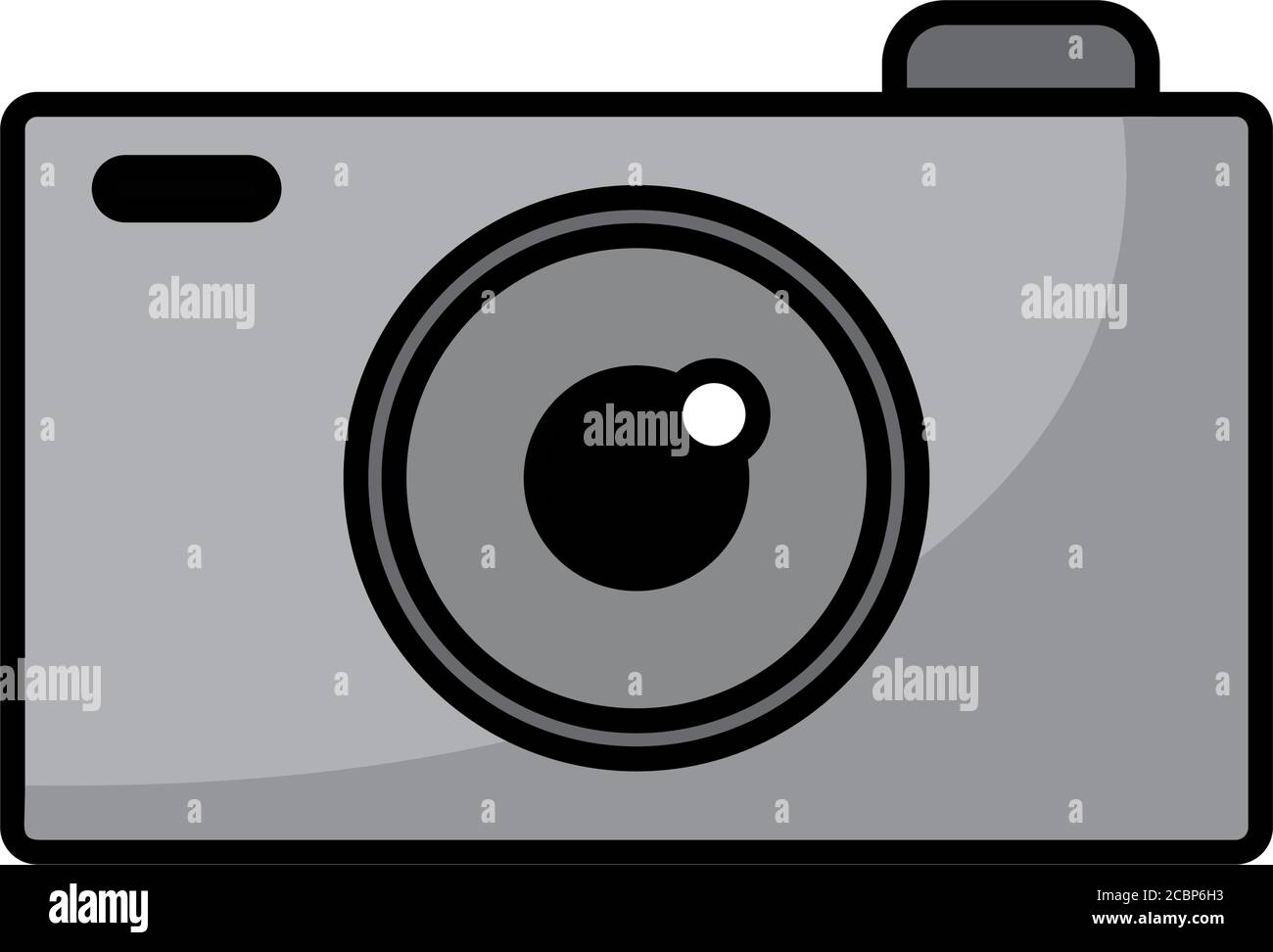Photographic camera icon Stock Vector
