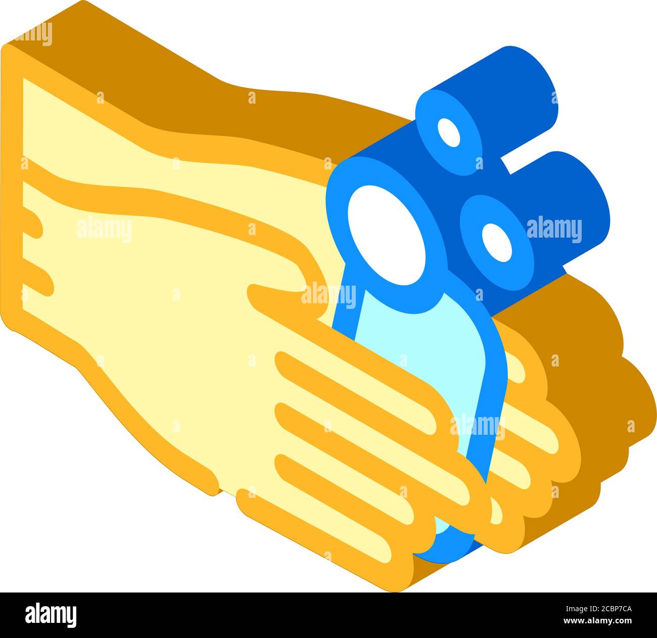 washing hand with soap isometric icon vector illustration Stock Vector ...