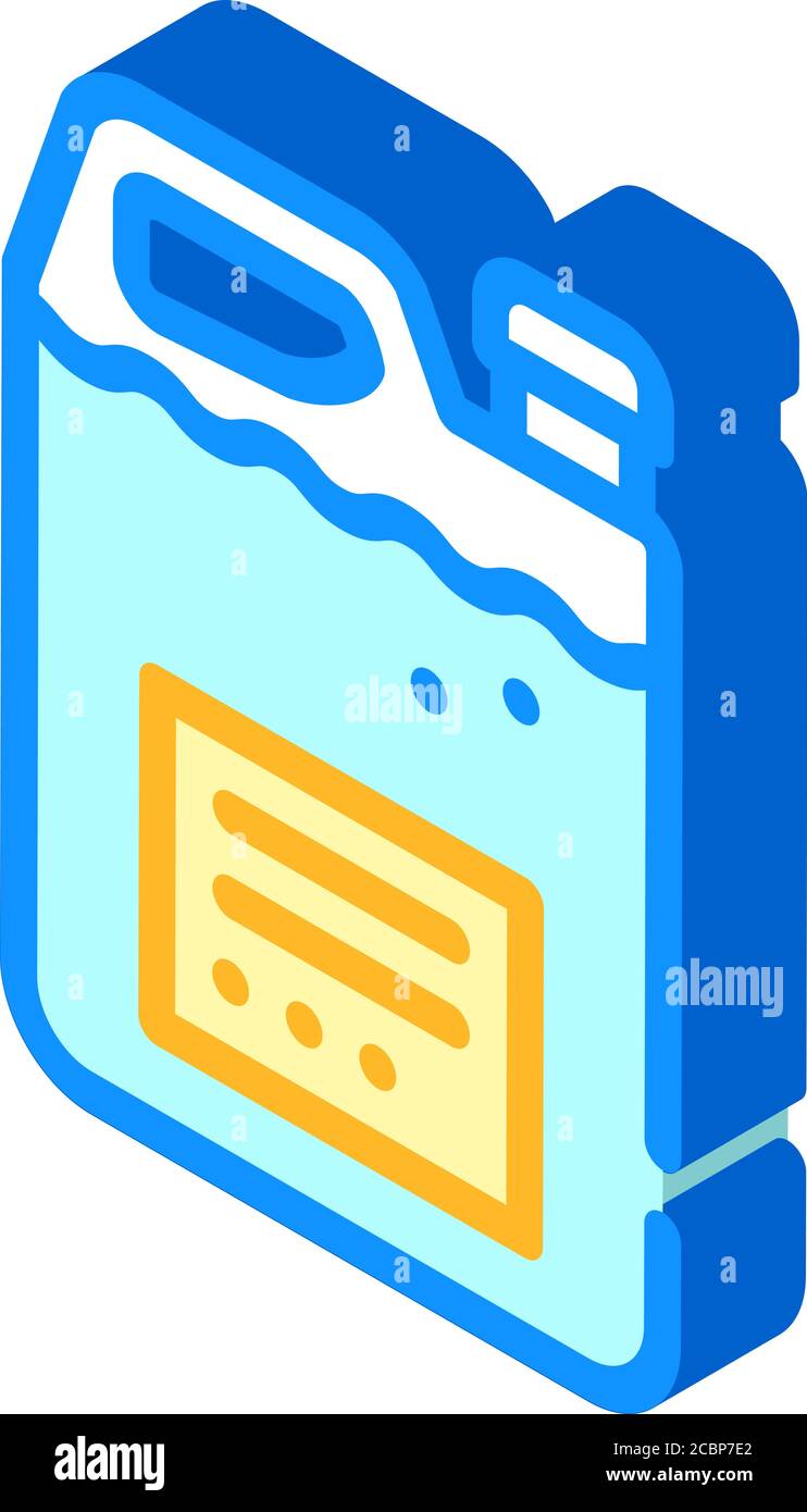 disinfectant liquid bottle isometric icon vector illustration Stock ...