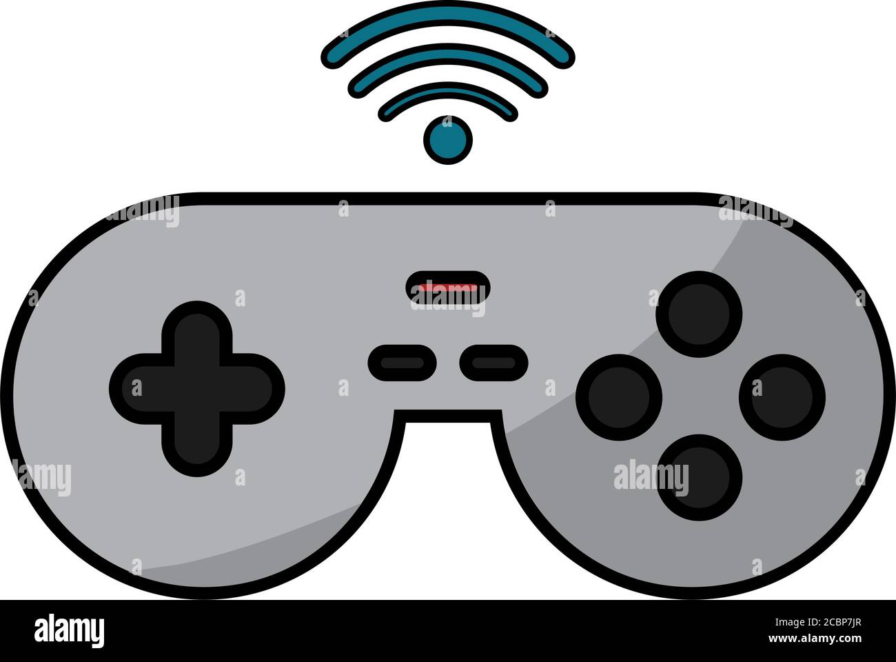 Isolated joystick icon Stock Vector