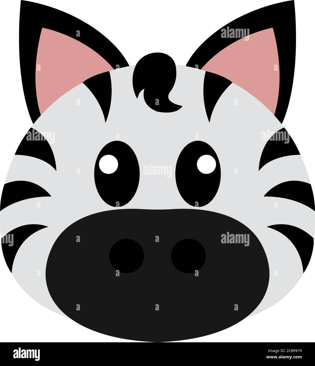 Zebra head cartoon Stock Vector Image & Art - Alamy