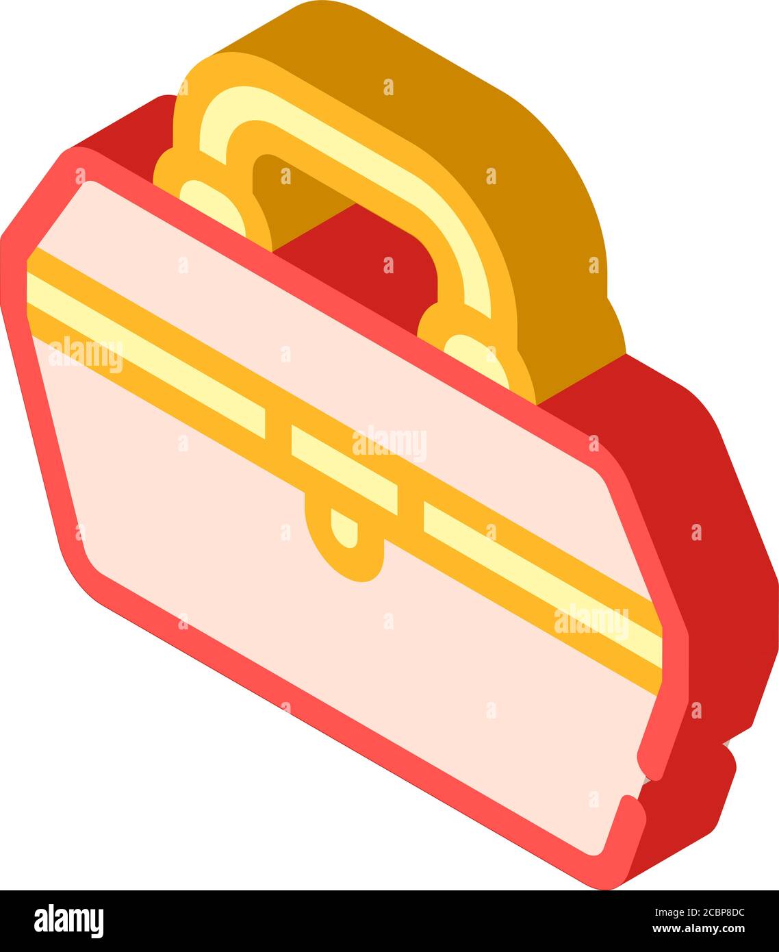 repair tool case isometric icon vector illustration Stock Vector Image ...