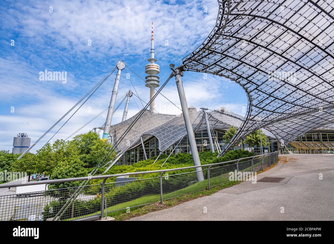 Olympic roof olympic grounds hi-res stock photography and images - Alamy