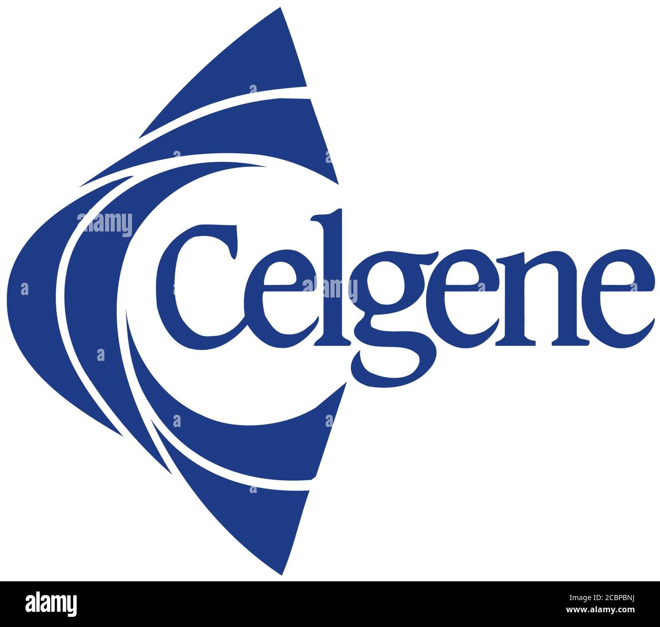 Logo Celegen, pharmaceutical company, NASDAQ 100, full size, background