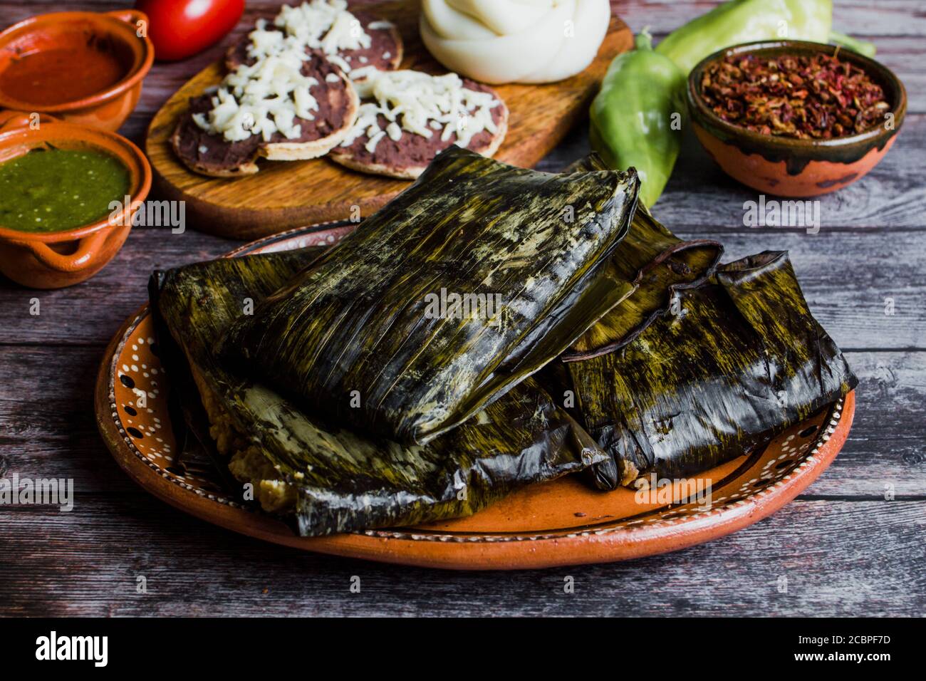 Tamal from Oaxaca called Tamales Oaxaqueños is a traditional Mexican