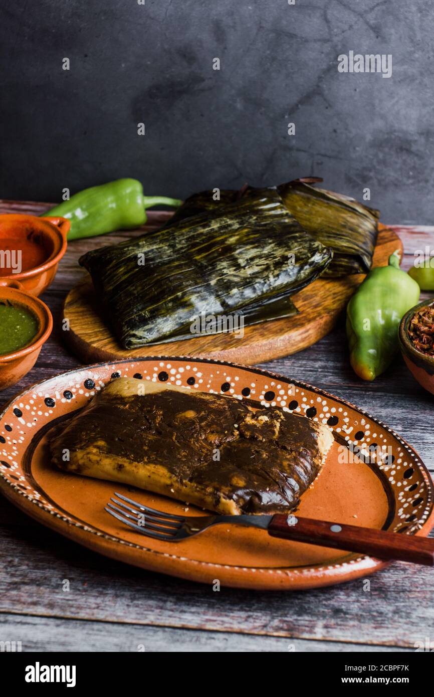 Tamal from Oaxaca called Tamales Oaxaqueños is a traditional Mexican