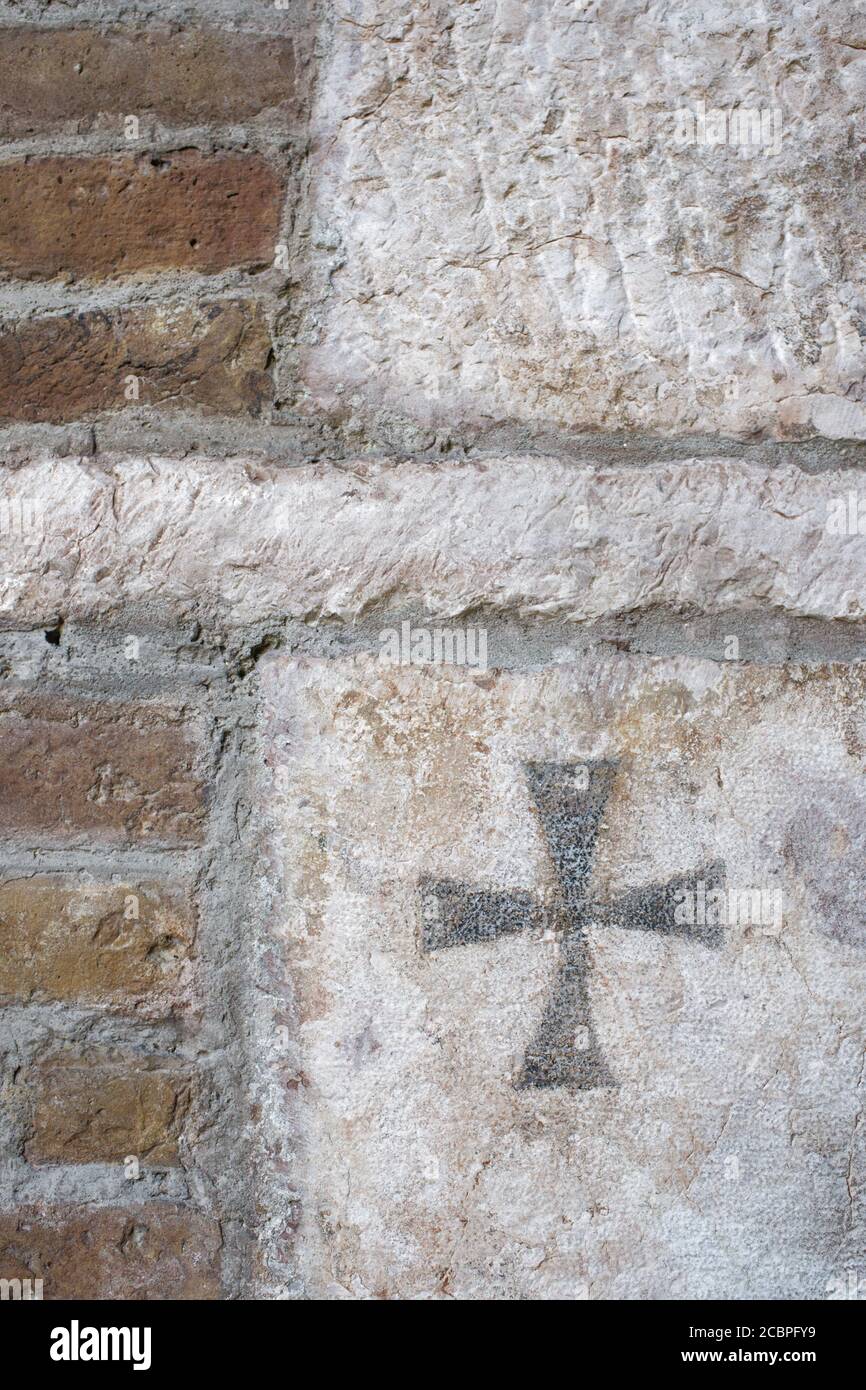 Templer Sign Churchs brick exterior hi-res stock photography and images - Alamy