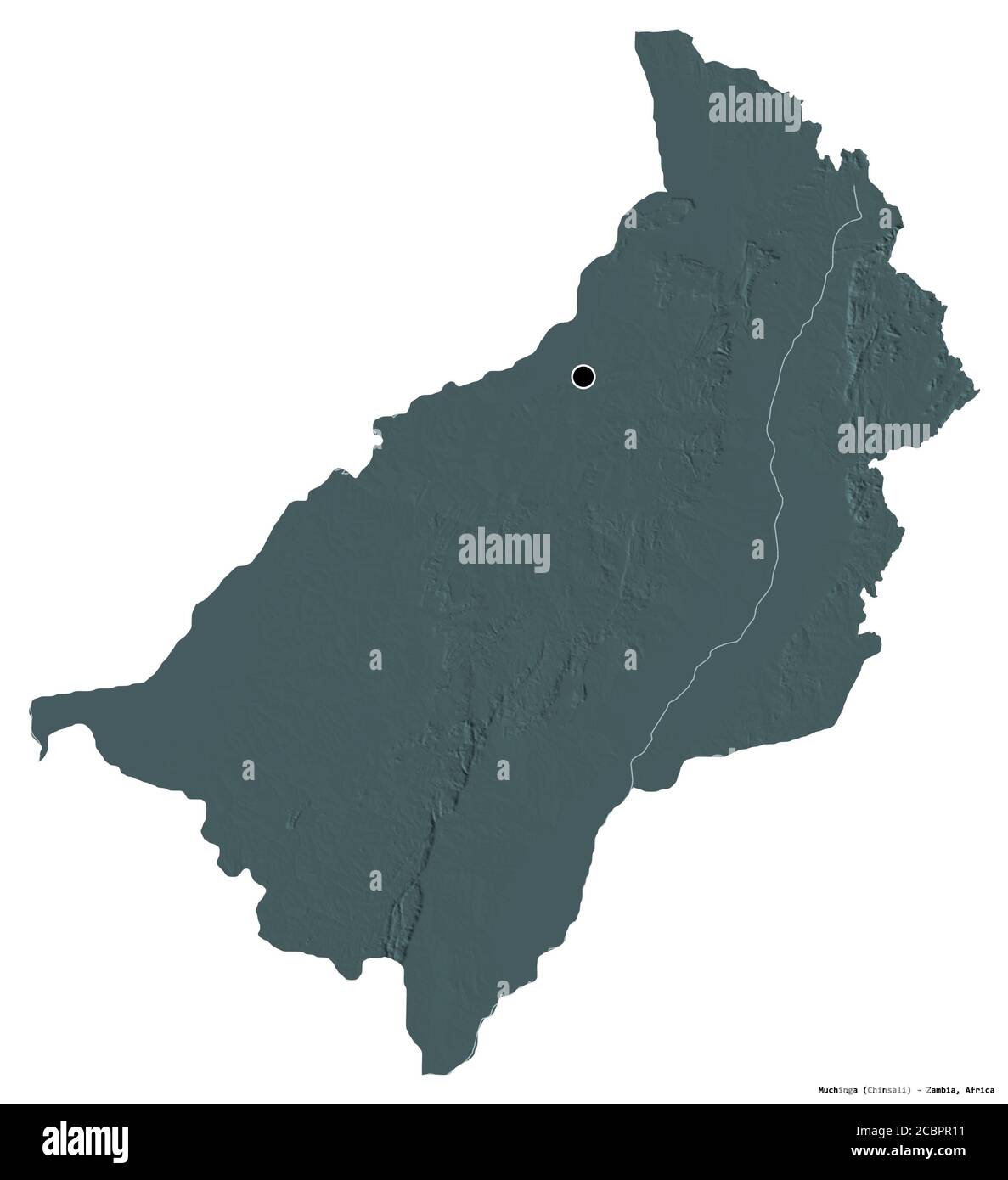 Muchinga Province Zambia Map Shape Of Muchinga, Province Of Zambia, With Its Capital Isolated On White  Background. Colored Elevation Map. 3D Rendering Stock Photo - Alamy