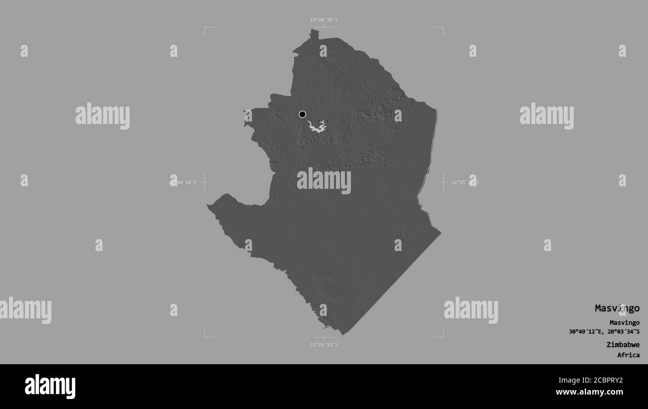 Area Of Masvingo Province Of Zimbabwe Isolated On A Solid Background area-of-masvingo-province-of-zimbabwe-isolated-on-a-solid-background