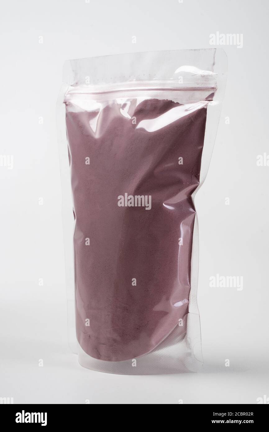 Download Powder Product Transparent Blank Standing Pouch Mockup Over White Background Stock Photo Alamy