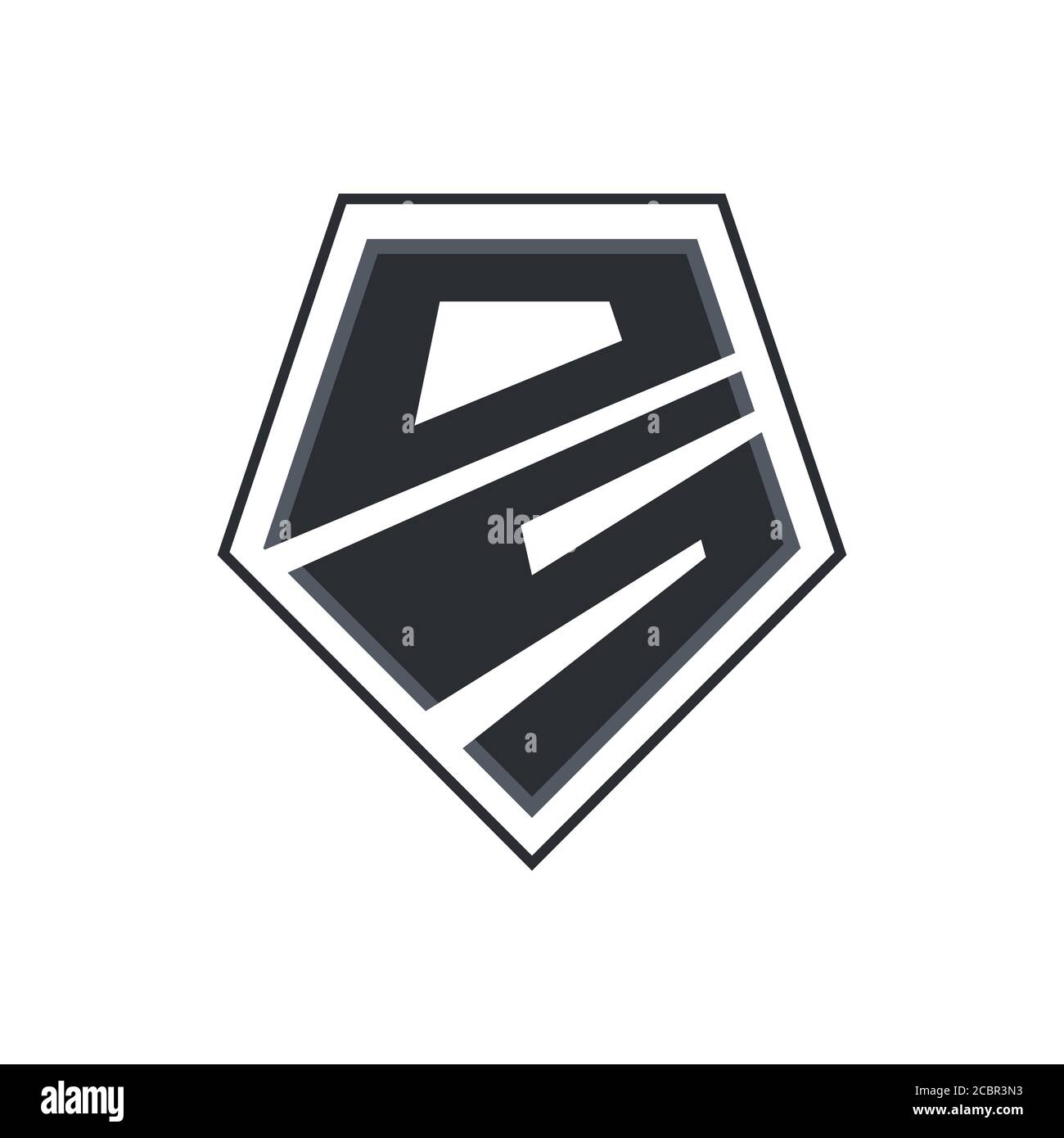 DS logo initial SD letter graphic concept vector icon template Stock Vector