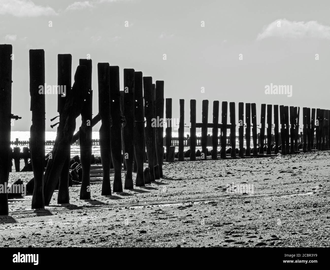 Wooden revetments hi-res stock photography and images - Alamy