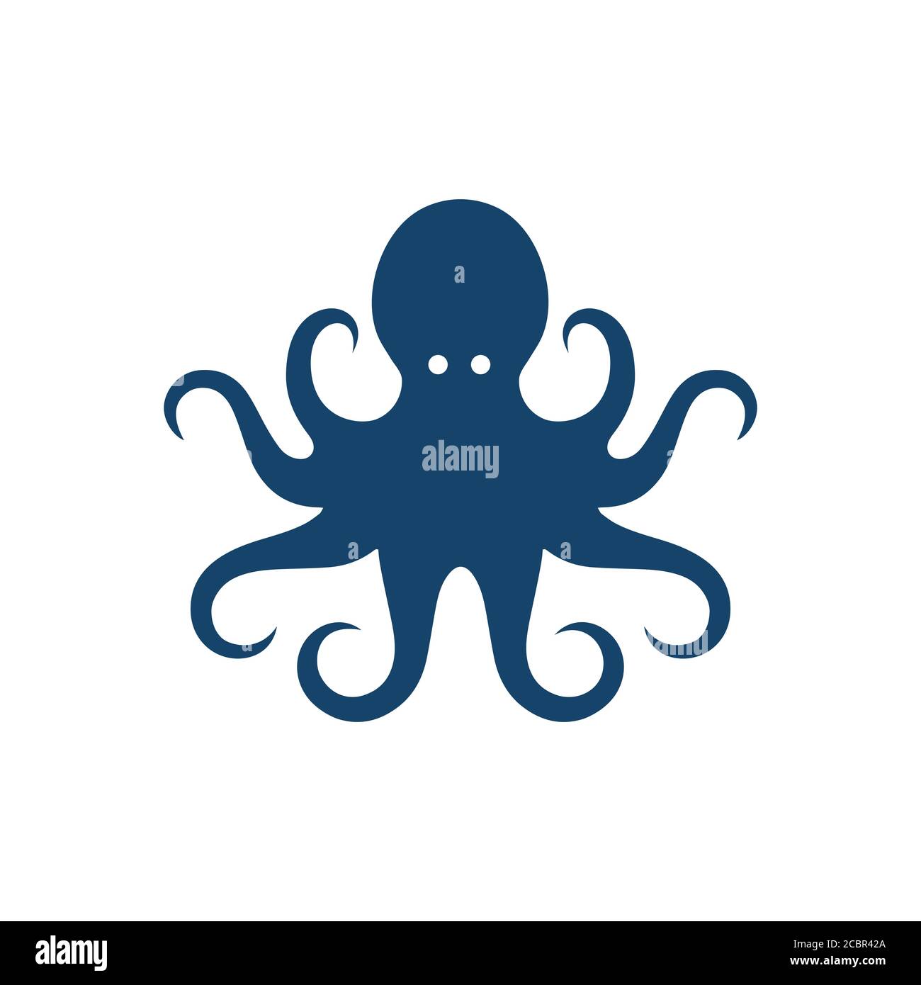 myth animal kraken octopus logo design vector illustrations Stock Vector