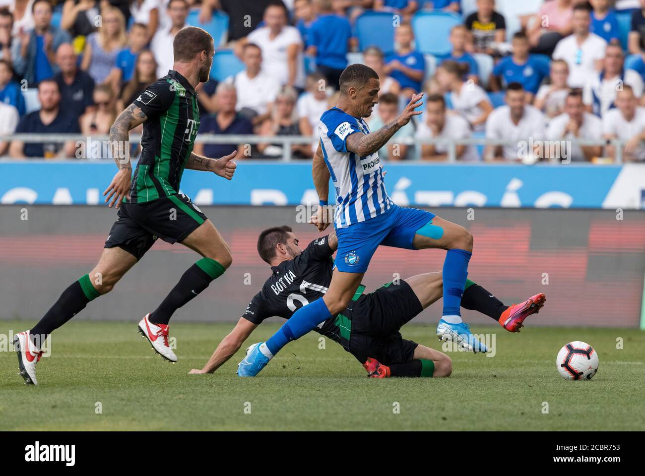 BUDAPEST, HUNGARY - MAY 27: (r-l) Endre Botka of Ferencvarosi TC