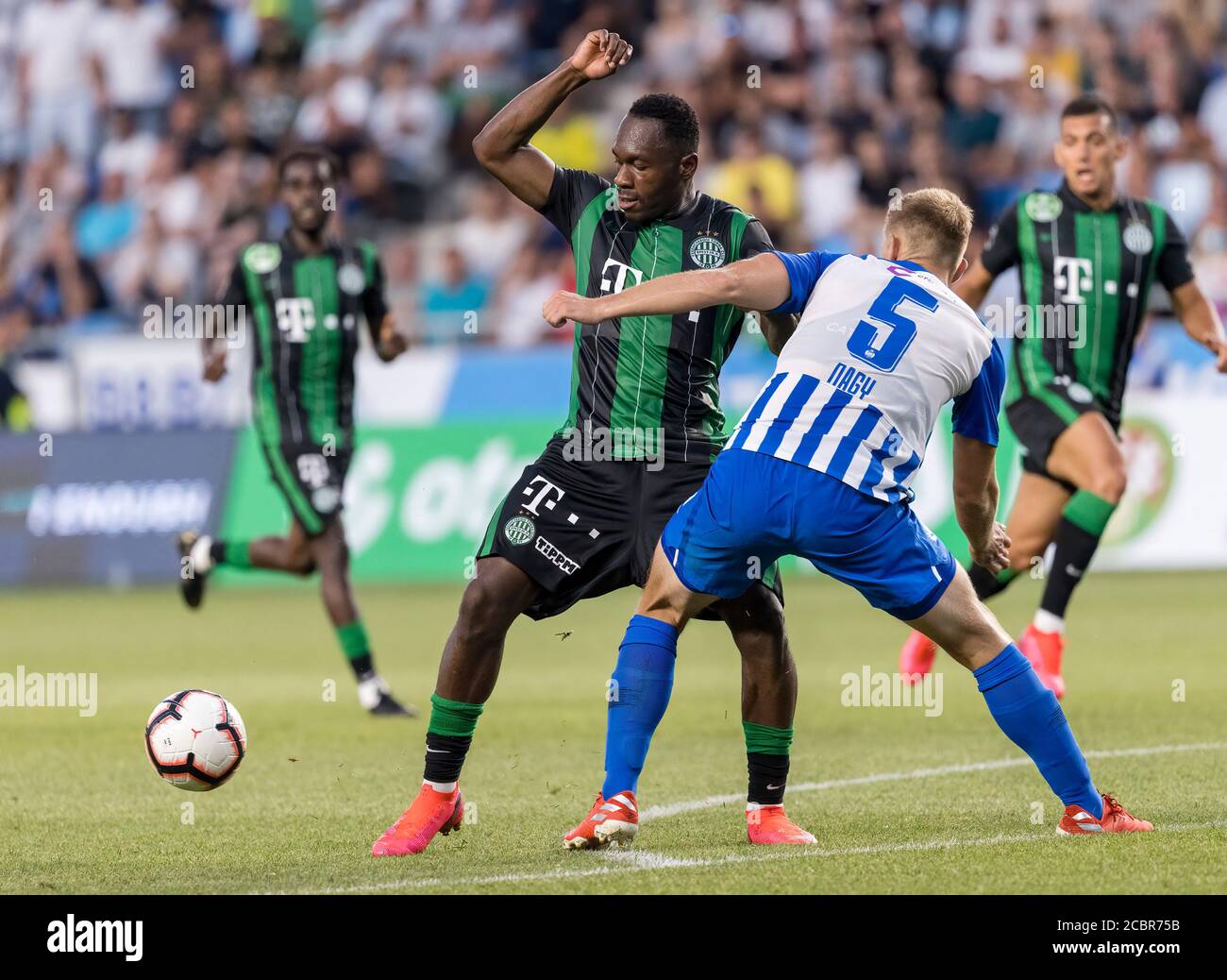 BUDAPEST, HUNGARY - JUNE 20: Franck Boli of Ferencvarosi TC