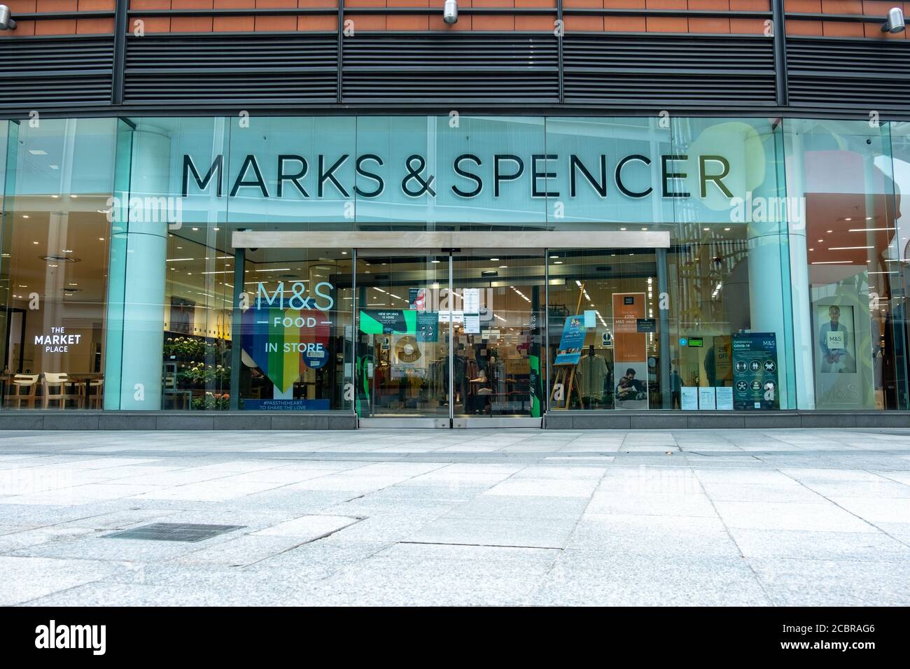 Marks & Spencer store in Cardinal Place, Victoria London Stock Photo