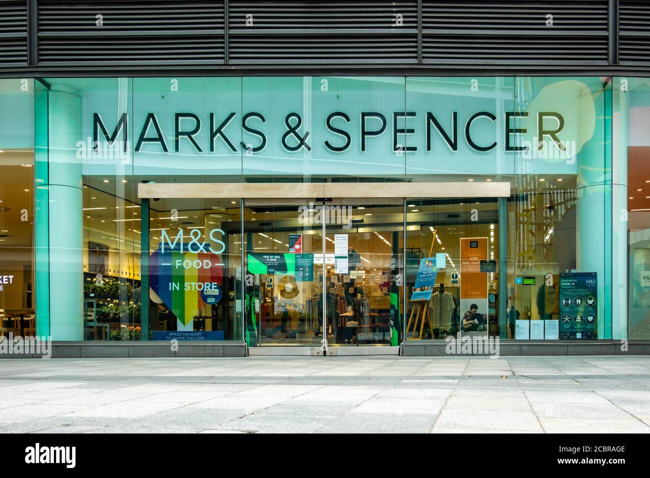 Marks & Spencer store in Cardinal Place, Victoria London Stock Photo