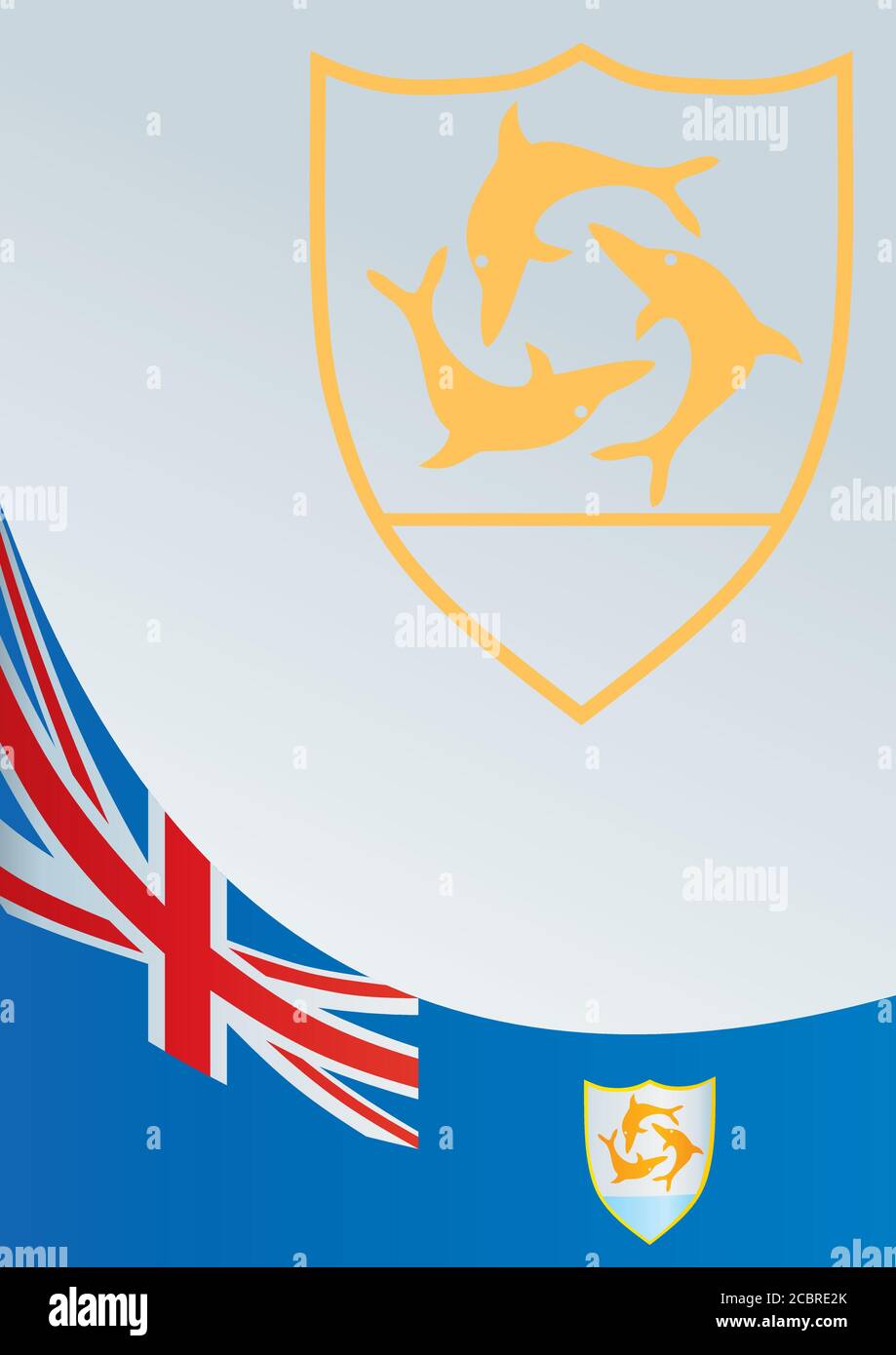 Flag Of Anguilla The Template For The Award An Official Document With The Flag And Symbol Of Anguilla Stock Vector Image Art Alamy