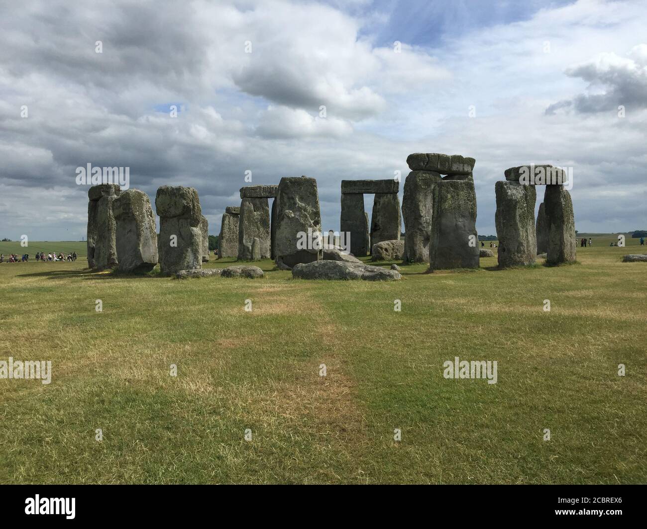Stonehendge - rare moment without people Stock Photo