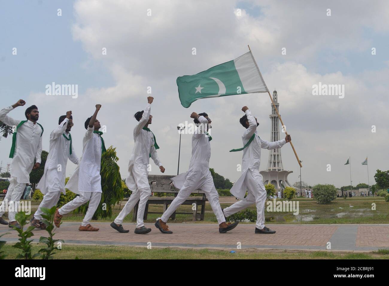 A Large Numbers Of Pakistani People Enjoying And Celebrating 14th a-large-numbers-of-pakistani-people-enjoying-and-celebrating-14th