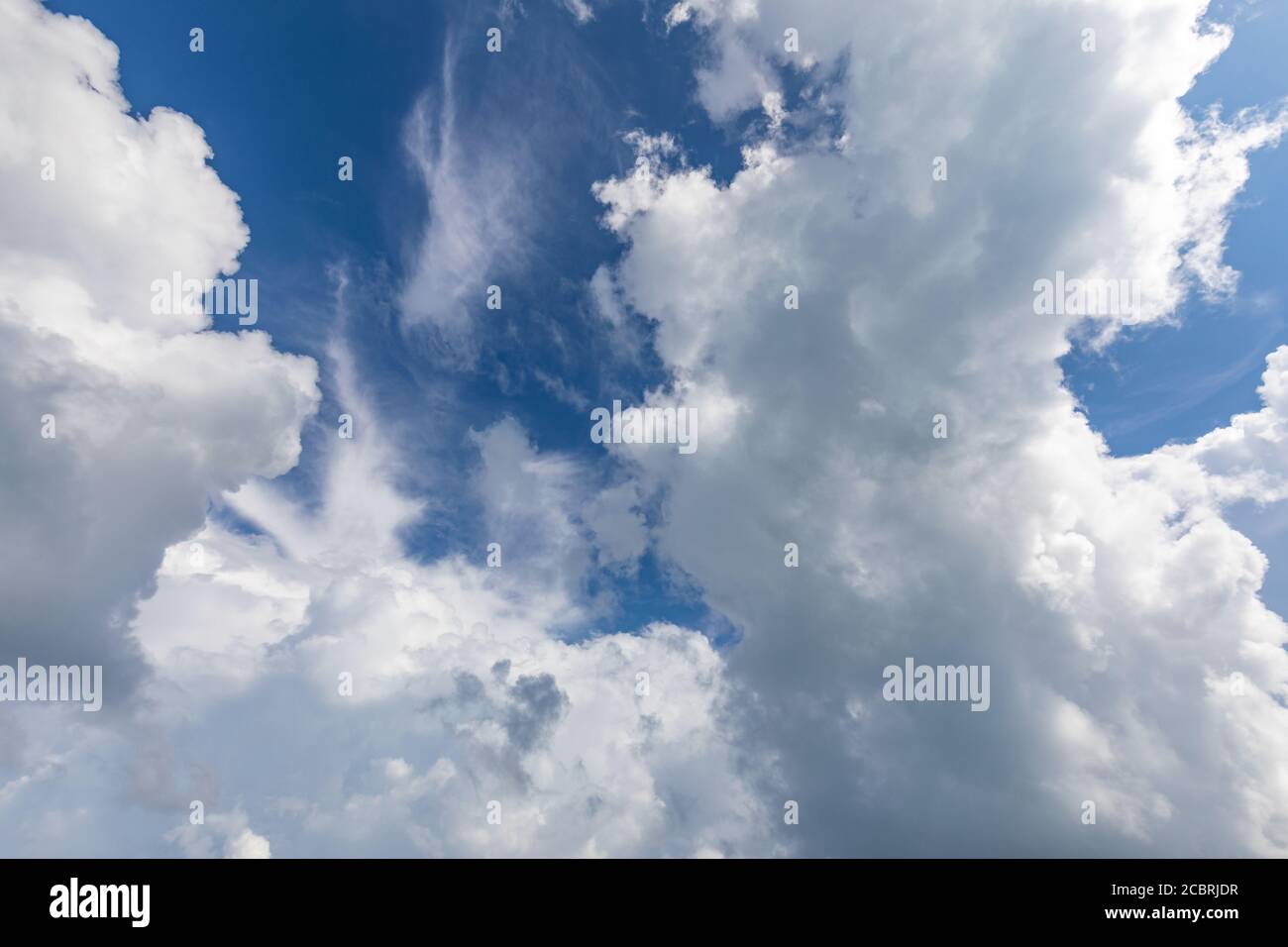 Sky and clouds. Blue sky with cloud Stock Photo