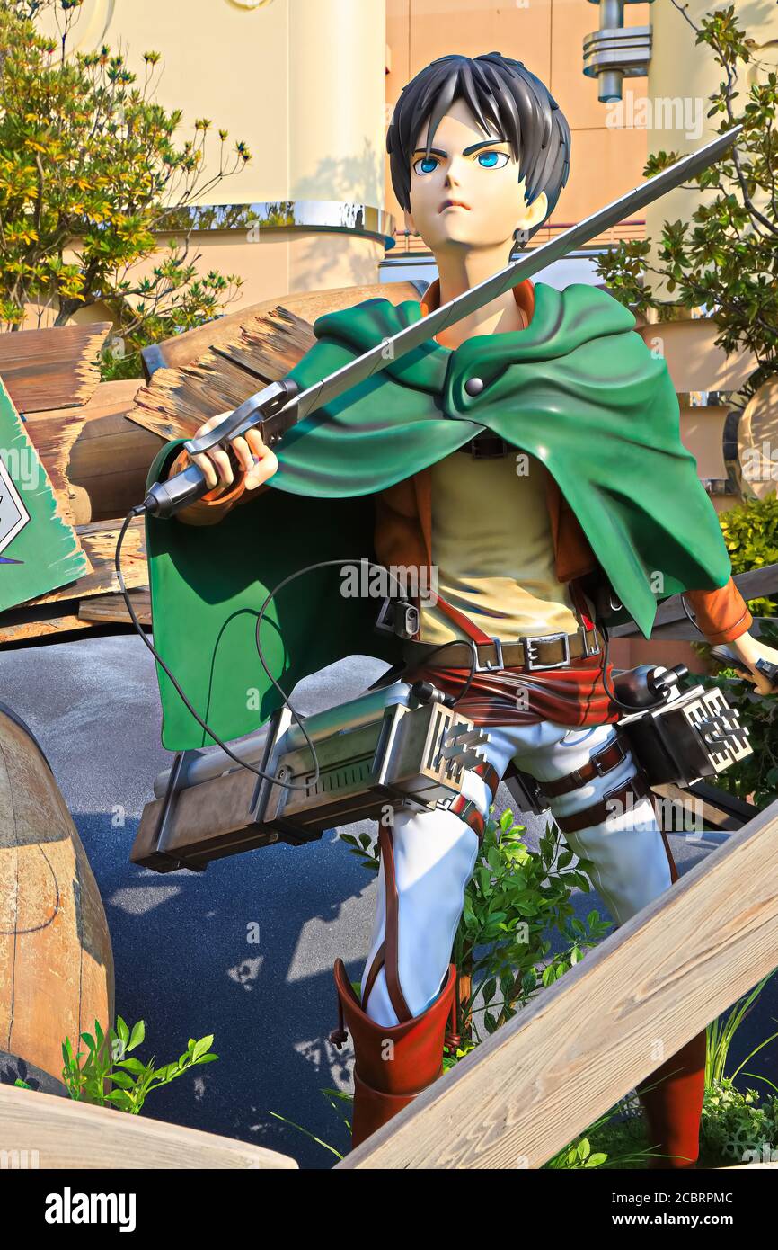 Entrance of Attack on Titan ( Shingeki no Kyojin ) /Race for Survival XR  Ride at Universal Studios japan Stock Photo - Alamy