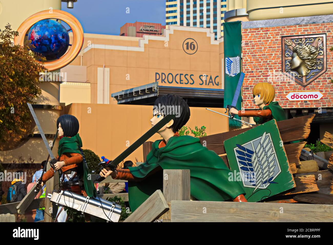 Entrance of Attack on Titan ( Shingeki no Kyojin ) /Race for 