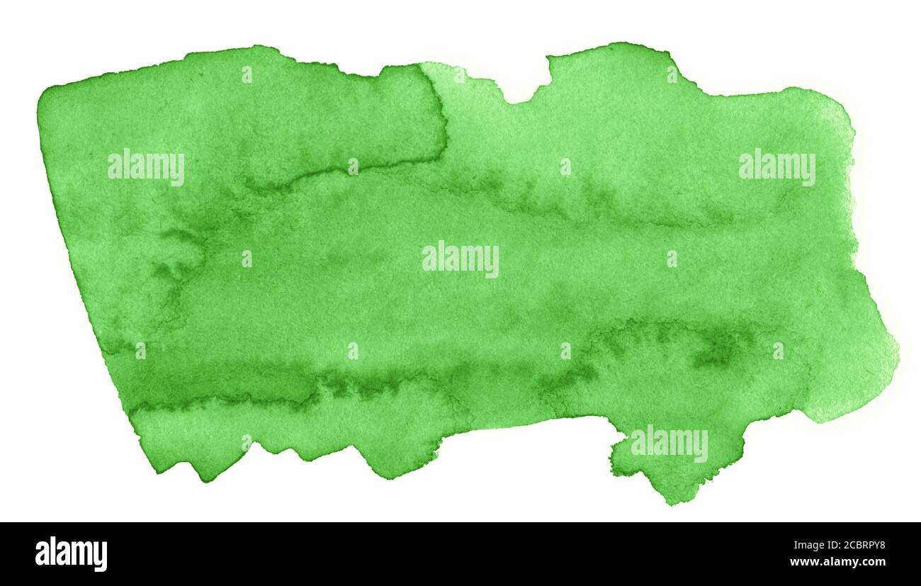 Green abstract watercolor stains. Watercolor background Stock Photo - Alamy