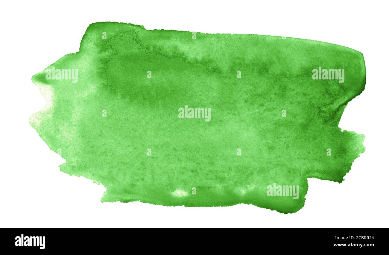 Green abstract watercolor stains. Watercolor background Stock Photo - Alamy