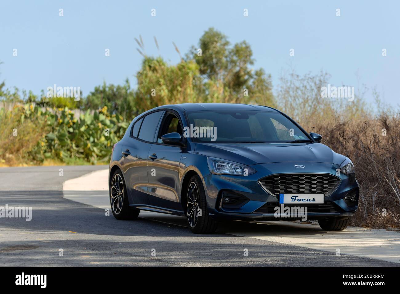 2020 Ford Focus ST line. Stock Photo
