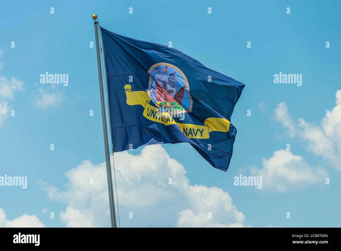 United states navy flag hi-res stock photography and images - Alamy