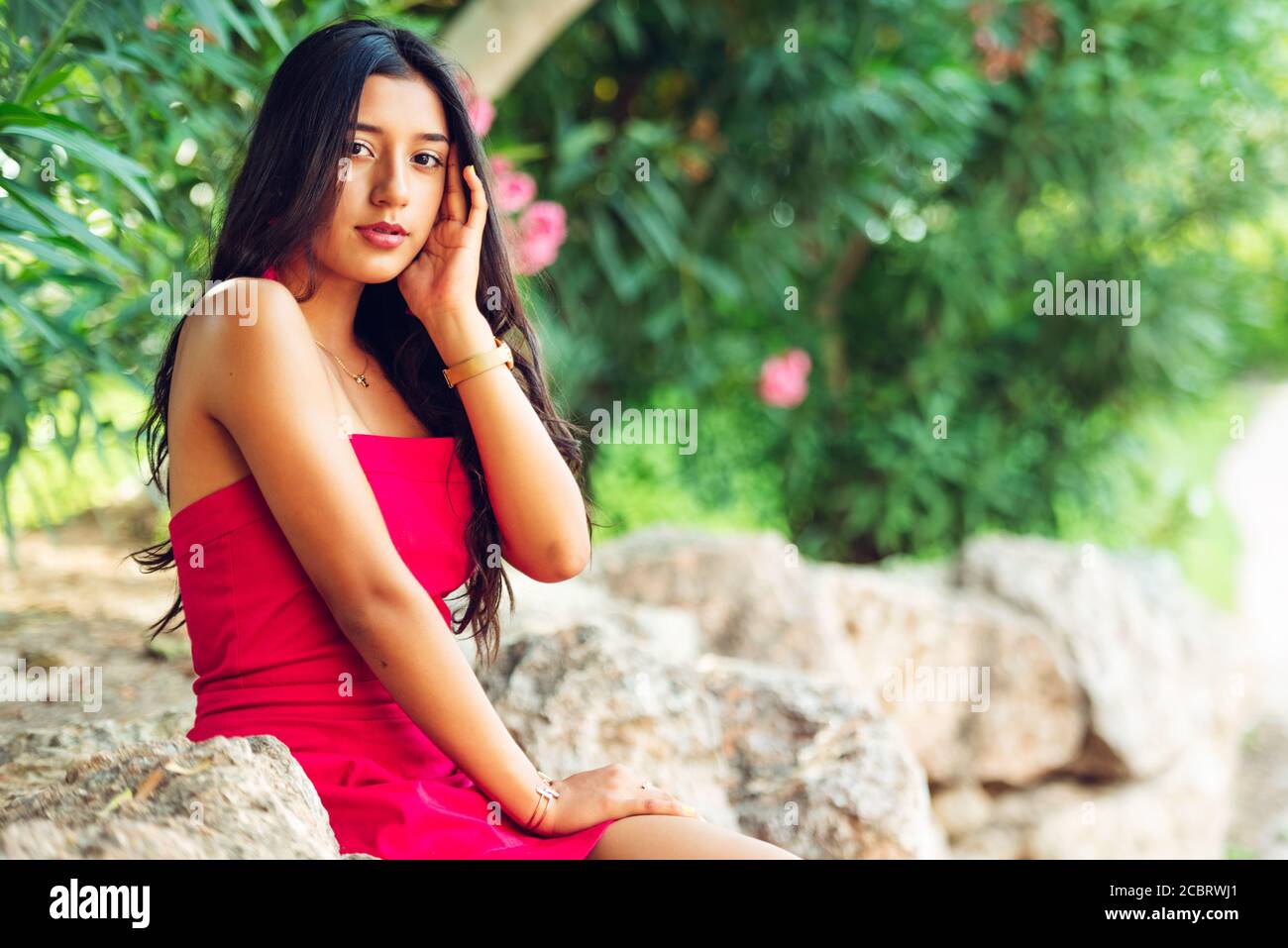 Young latin girl