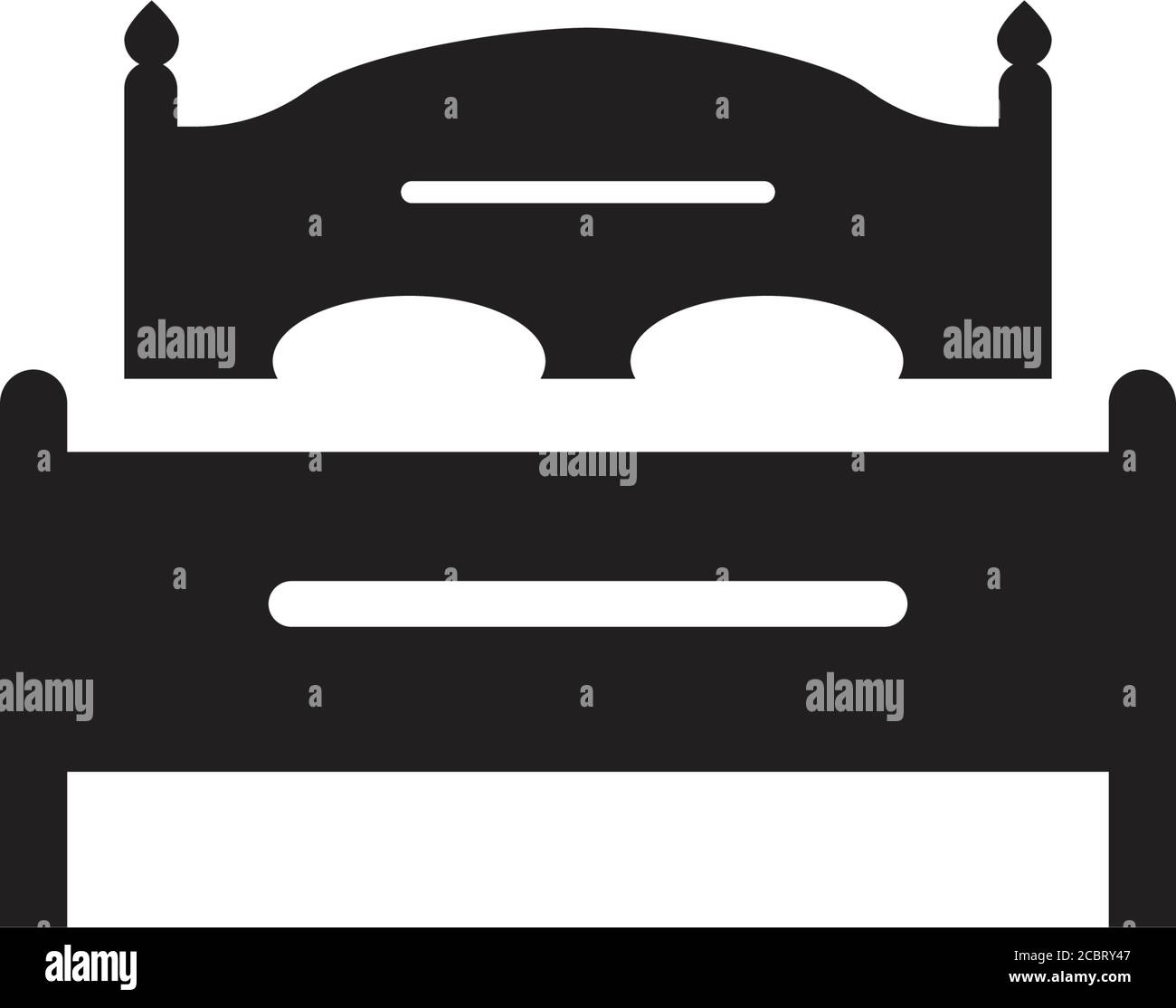 bed logo vector icon template illustration Stock Vector Image & Art - Alamy