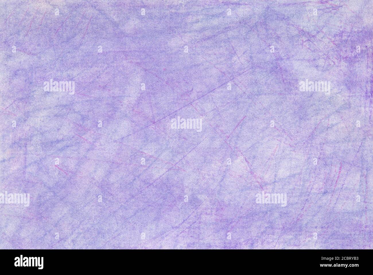 purple pastel crayon on paper background texture Stock Photo