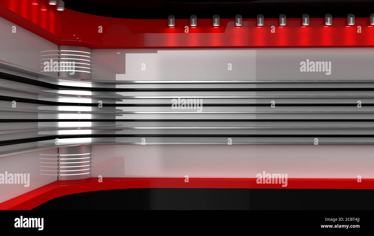 Tv Studio Backdrop For Tv Shows Tv On Wall News Studio The Perfect Backdrop For Any Green Screen Or Chroma Key Video Or Photo Production 3d Rende Stock Photo Alamy