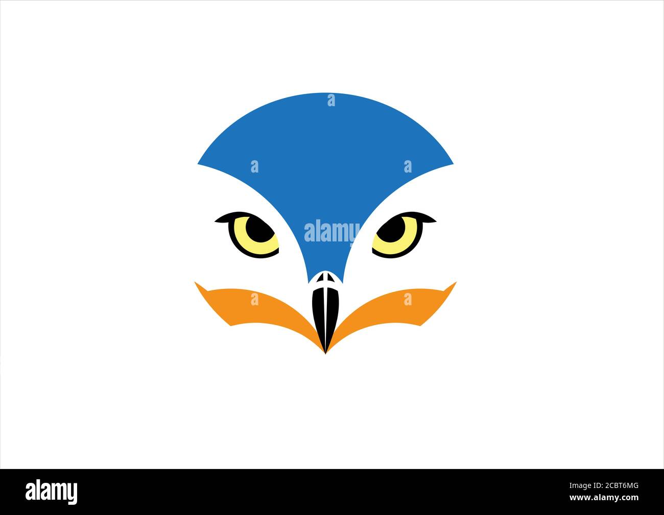 Owl Logos on a white background in vector illustration Stock Vector