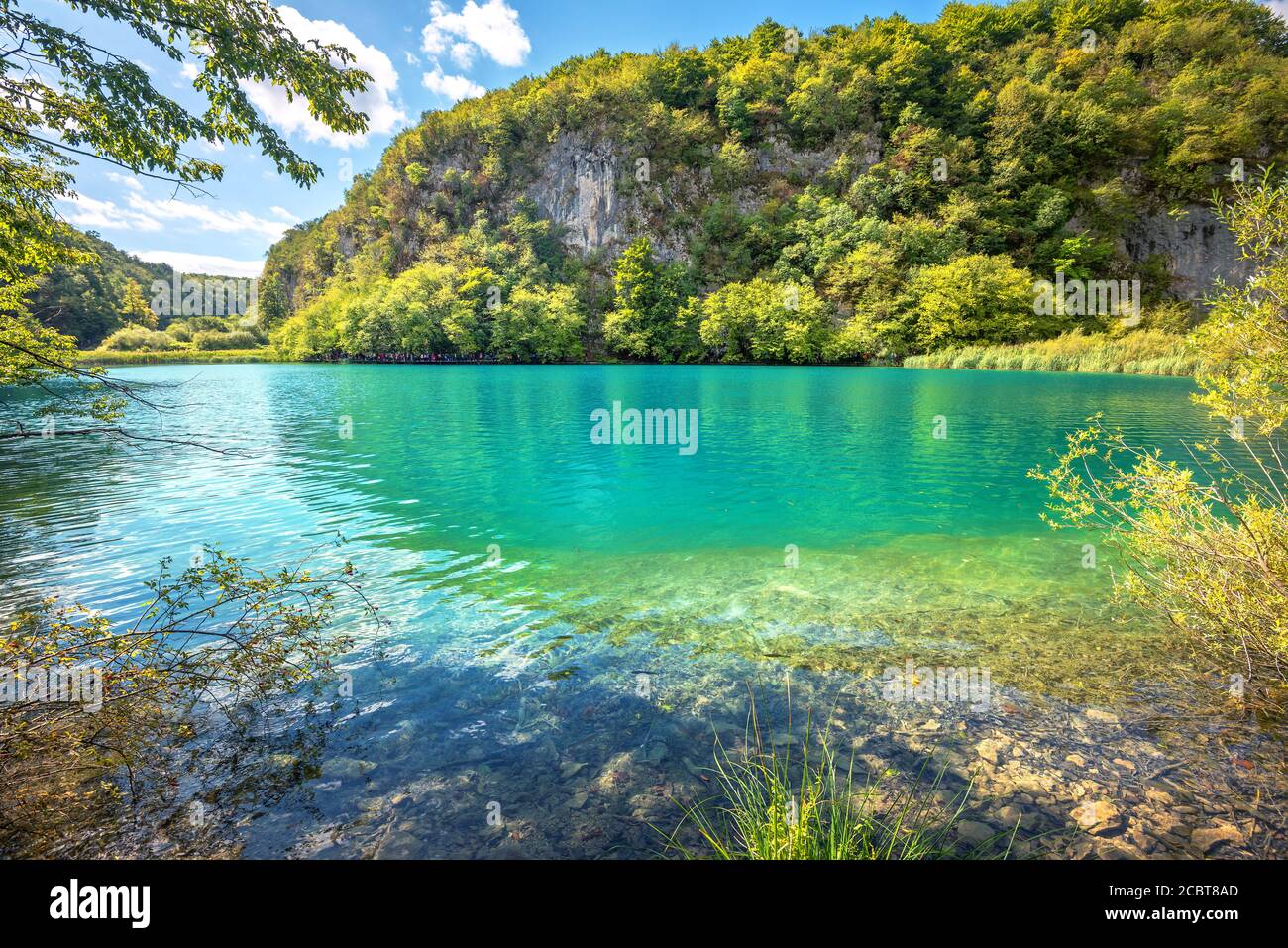 Plitvice Lakes. National Park at autumn. Croatia Stock Photo