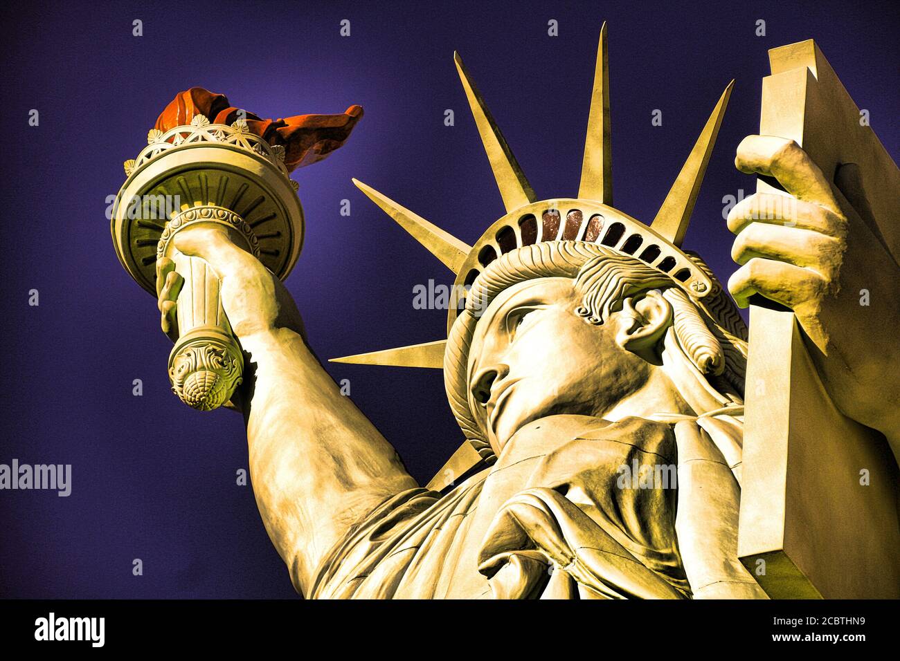 The Statue of Liberty is a colossal copper statue designed by Auguste