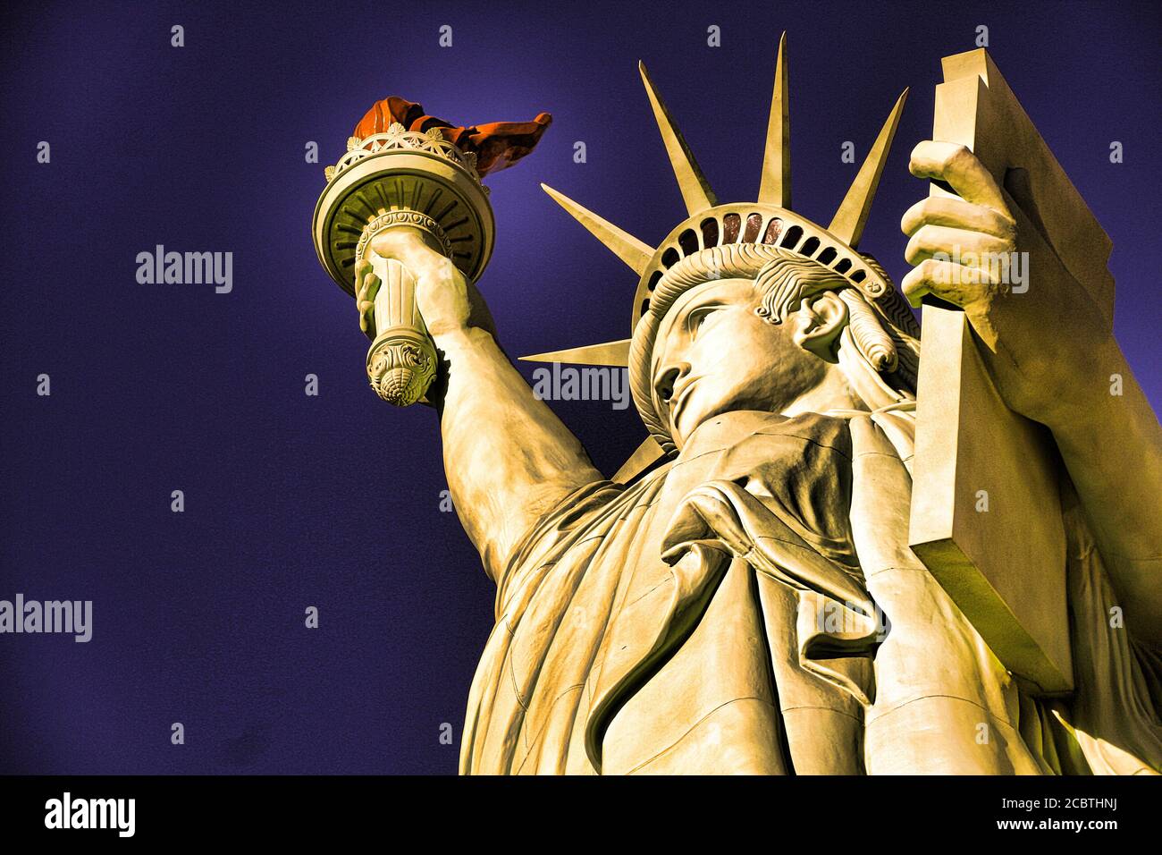 The Statue of Liberty is a colossal copper statue designed by Auguste