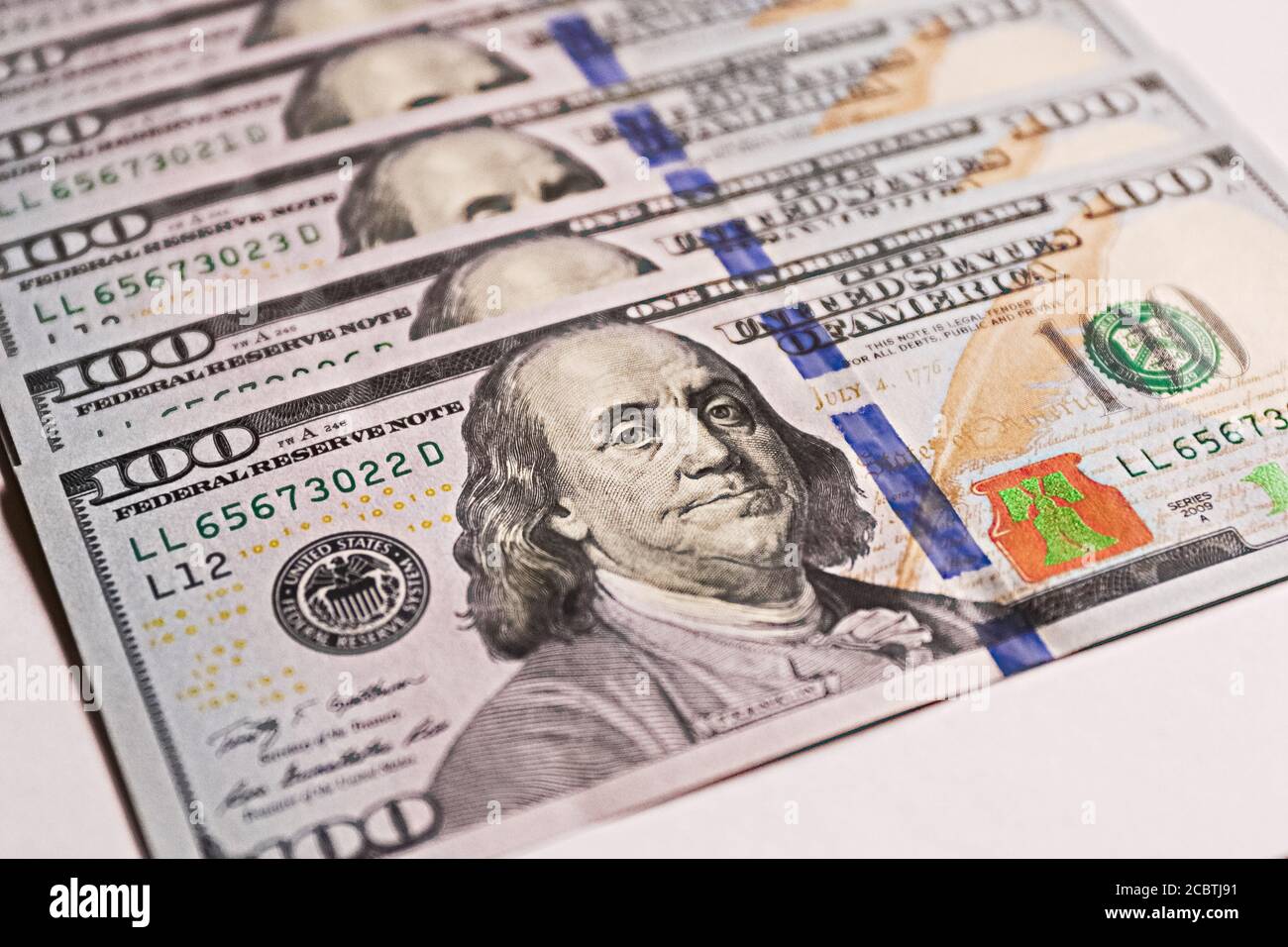 Money American Dollar Bills Stack Of 100 Dollar Bills Close Up Hundreds Of Us Dollars Dollars Cash Currency Us Dollar Banknotes Close Up Stock Photo Alamy