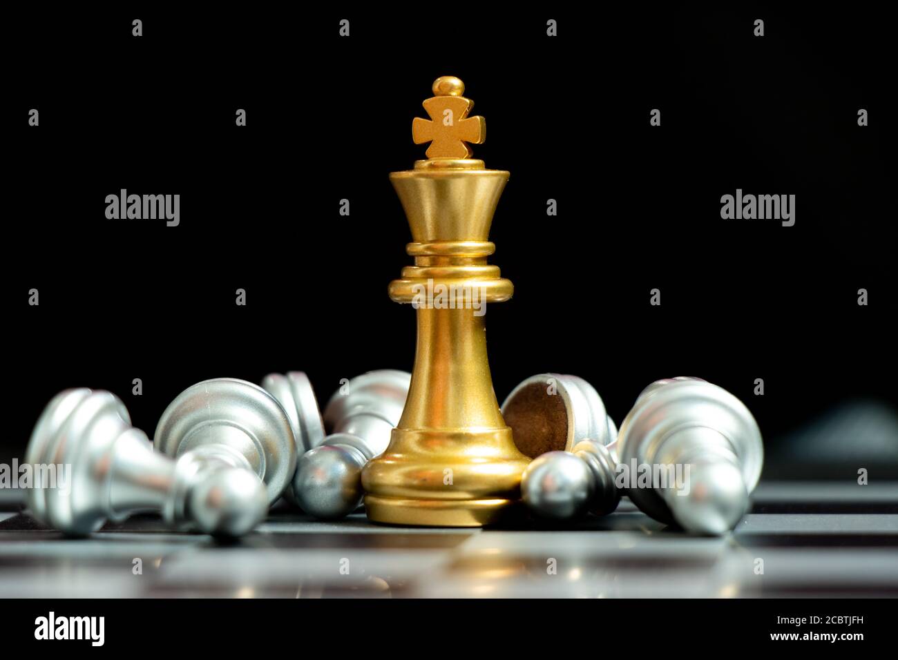 Black Chess King Pawns Silver Pawns Wallpaper White Background