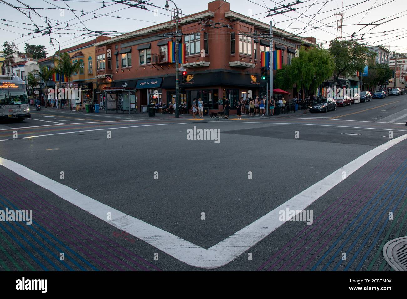 The Castro neighborhood in San Francisco, CA, USA is known to be a ...