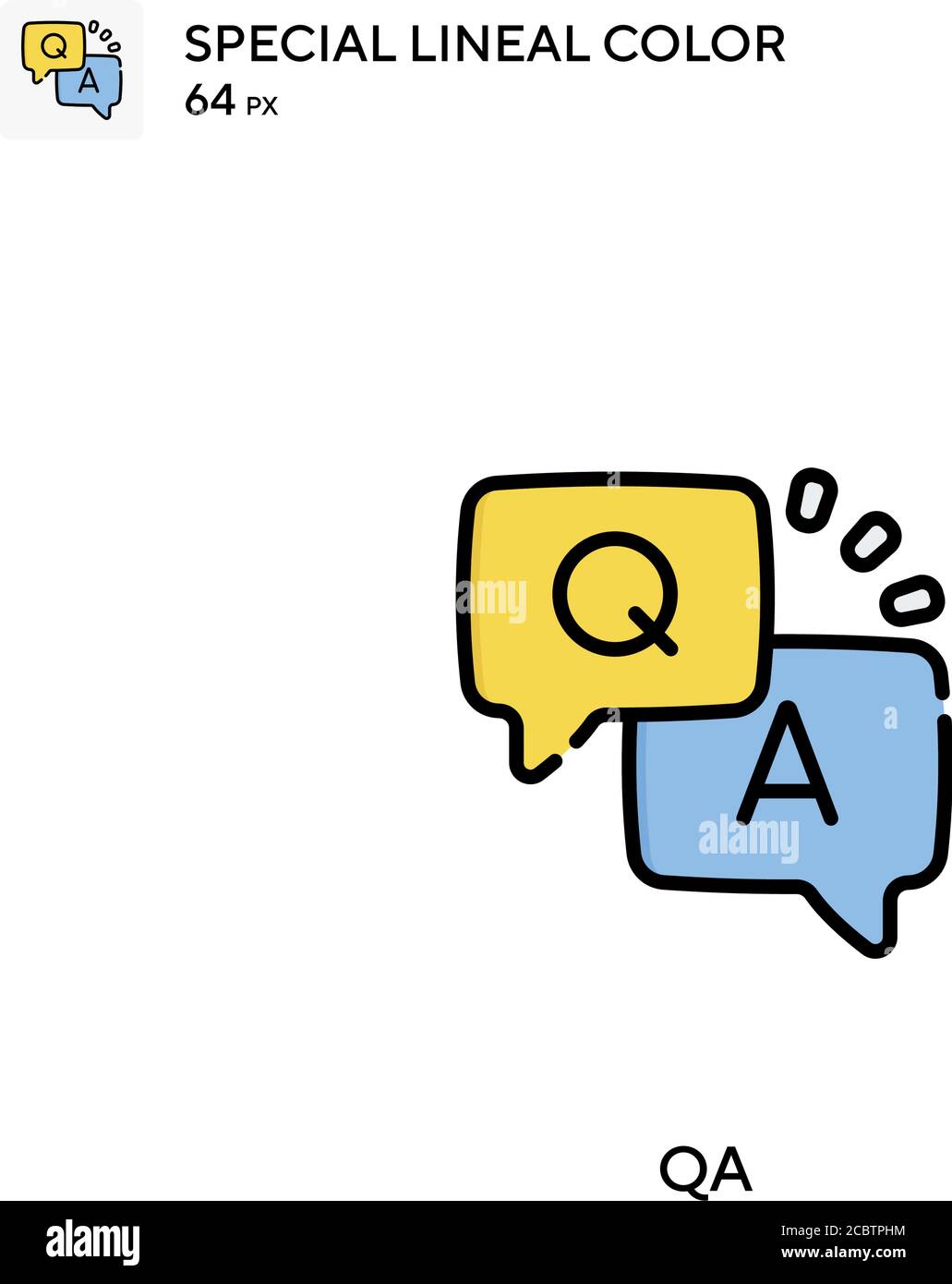QA Special lineal color vector icon. QA icons for your business project ...