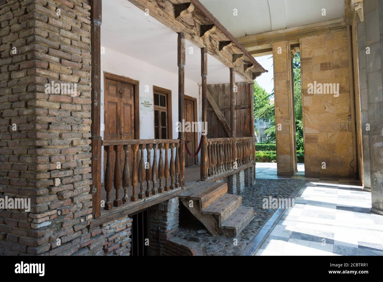 Gori, Georgia - House of birth of Stalin at Stalin Museum in Gori ...