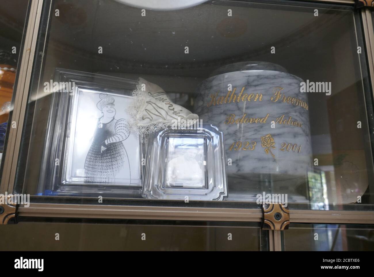 Hollywood, California, USA 14th August 2020 A general view of atmosphere of actress Kathleen Freeman's Grave at Hollywood Forever Cemetery on August 14, 2020 in Hollywood, California, USA. Photo by Barry King/Alamy Stock Photo Stock Photo